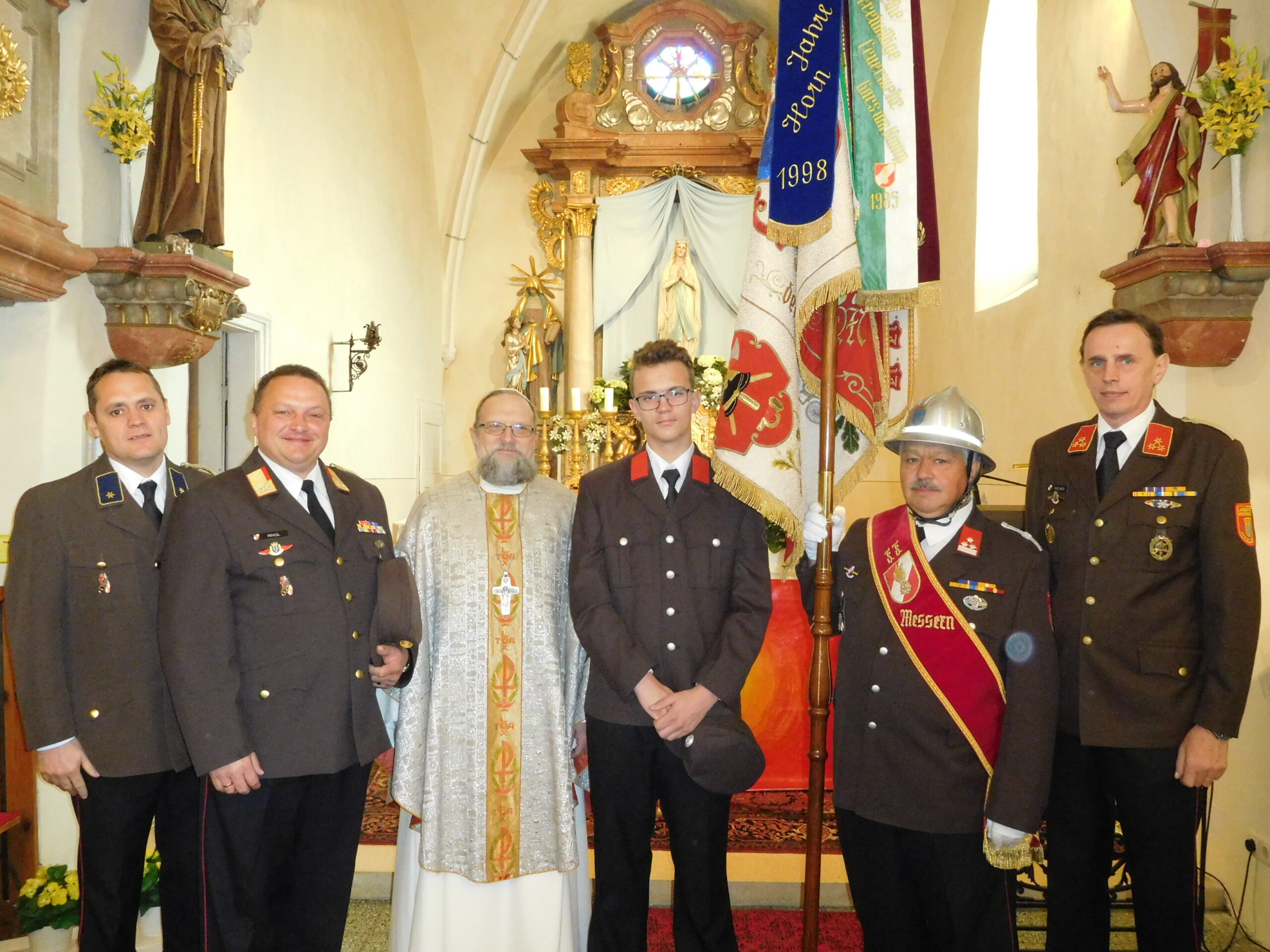 Angelobung von Patrick Lausch und Florianifeier